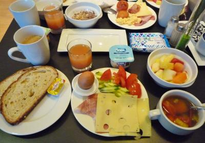 朝食ビュッフェはもうひとつだった