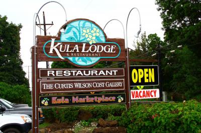 このレストランの標高で肌寒いです