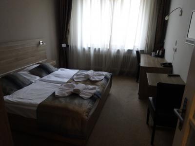 シングルルームで予約したが部屋は予想以上に広かった