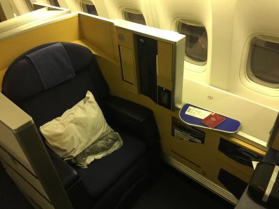 NH801便　ファーストクラス搭乗しました