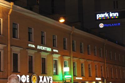 ホテルの夜景です