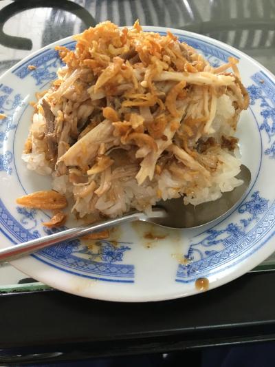 絶品鶏おこわ。旅行中一番気に入った。