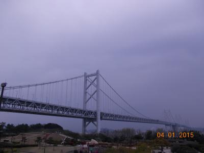 瀬戸大橋の真ん中にあるPA