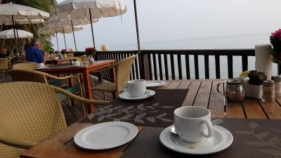 レストランからの眺め。