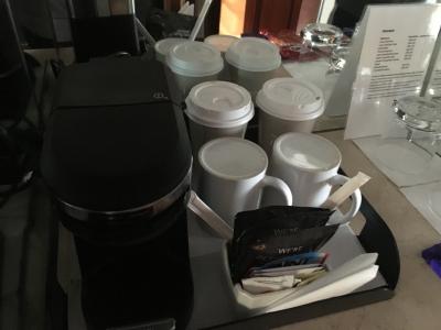 コーヒーは濃くて美味しかったです。