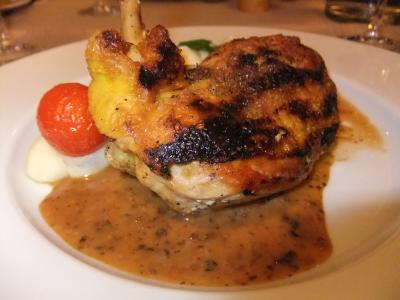 メインの肉料理