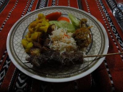 夕食、ビュッフェ