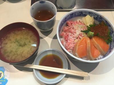 海鮮丼がリーズナブルに頂けます。