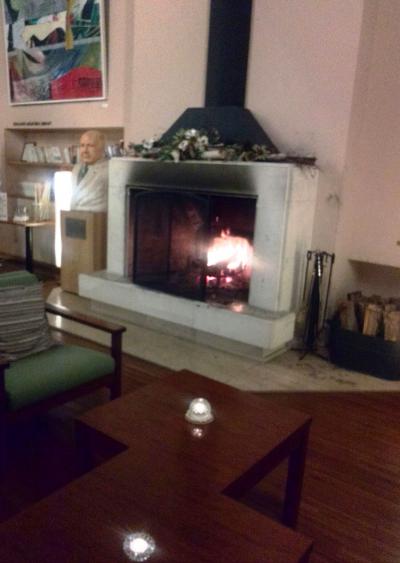 冬の清泉寮ならでは〜暖炉でマシュマロ＆スノーシュー体験