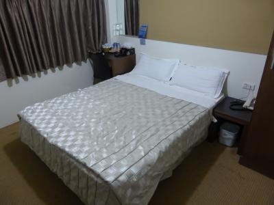 シングルルーム。そこそこ綺麗。