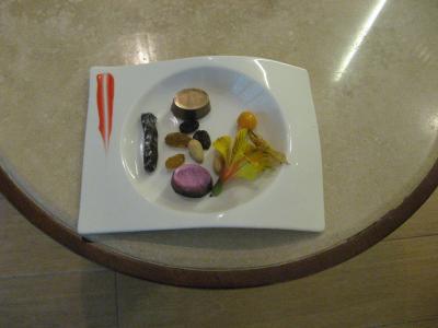 部屋へお菓子のサービス