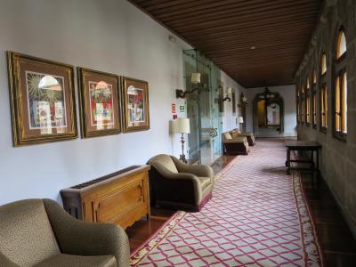 ホテル内の回廊