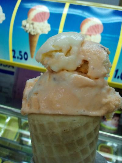 ルクマのアイスクリーム S/.1,50 @ Rivero