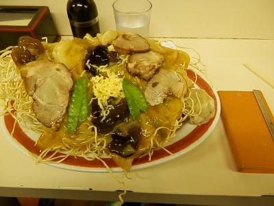 他県では見たことない焼きそばです。