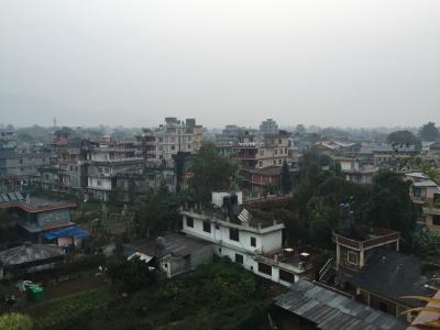 天気さえ良ければヒマラヤ山脈の絶景が見えるはずでした。