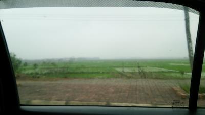 空港までの道景色