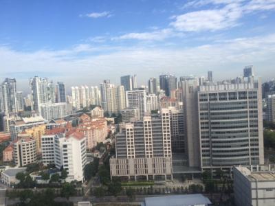 25階の窓からの眺め