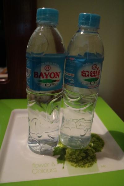 毎日お水は２本追加されています