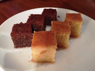 ウェルカムドリンクの代わりにお菓子がありました