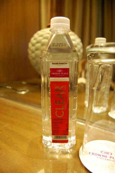 無料のお水があります