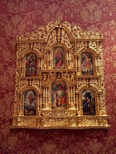 ホテルの入り口。