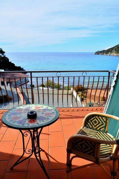 一応海はちゃんと見えます！プライベートビーチも見渡せます。