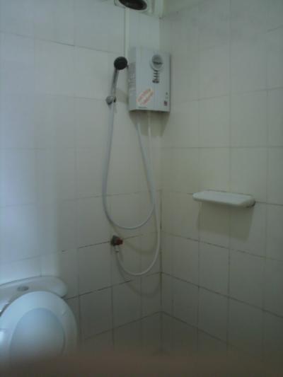 シャワー室の様子です。シャワーの湯温、湯量に問題ありません。