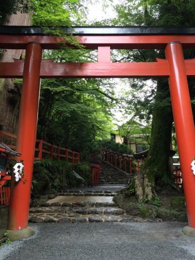 京都の山中にある歴史ある神社