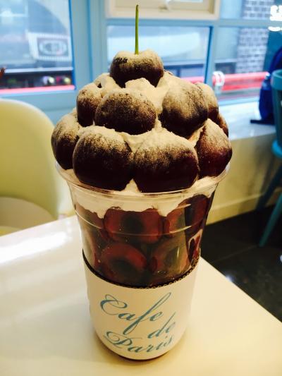 ビッグサイズのフルーツパフェ！でもやっぱり高い！