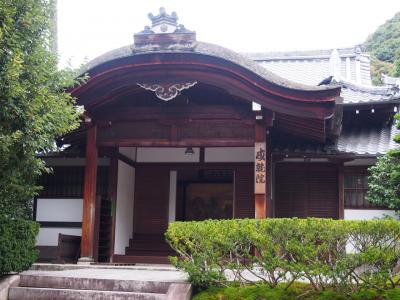 清水寺内の静かな庭園