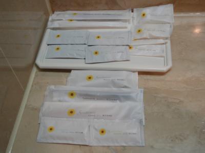 アメニティも一とおり揃っています