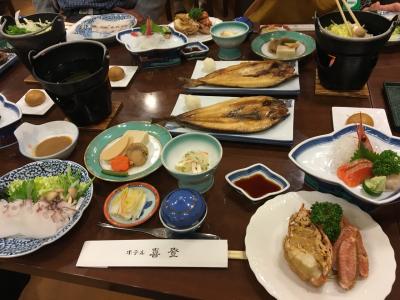 海の幸のご飯で幸せ