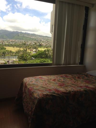 寝ながら星が見えました