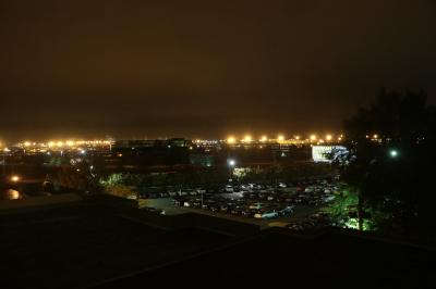 客室からの眺め（夜）