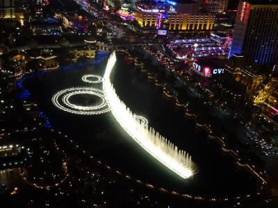 テラスからの噴水と夜景が最高☆