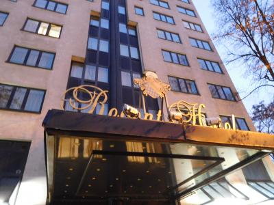 ホテルの入り口