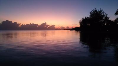 ランギロアの夕陽