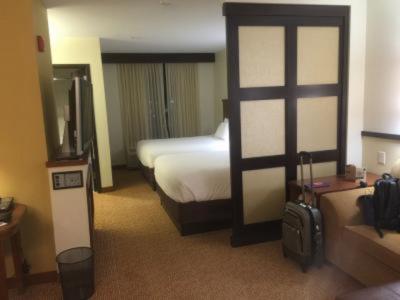 一応スイート風に寝室とリビングが分かれています