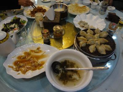 餃子がもちもち