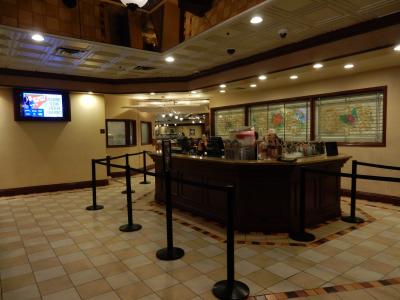 ビュッフェの入り口。きれいです。