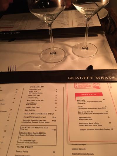 Quality Meats　再訪