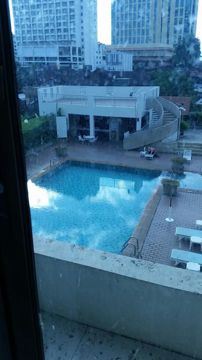 大きなプールがある