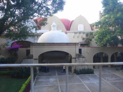 部屋の眺望は中庭