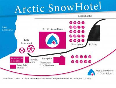 ホテル敷地内のマップです