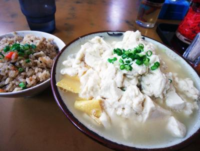 浜屋でゆし豆腐そば