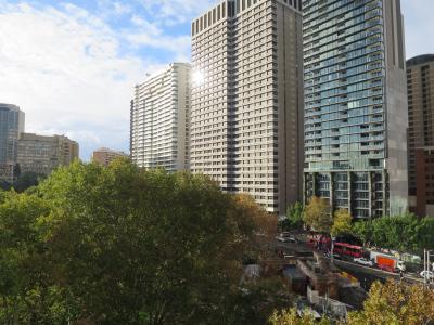 部屋の窓からの景色