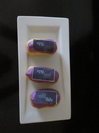 SPG会員特典のお菓子