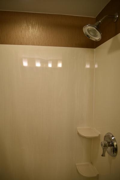 壁面固定の使いにくいシャワー