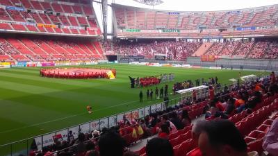 とても観戦しやすいスタジアム