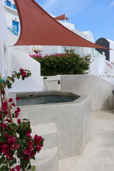 バルコニーのジャグジー